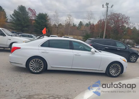 2018 Genesis G90 3.3T Premium из США, поврежденный, VIN KMHG34JAXJU045182